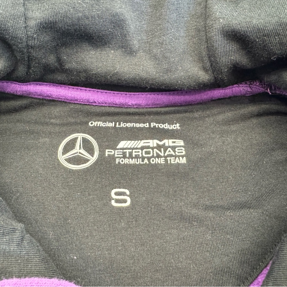 Mercedes F1 AMG Petronas Lewis Hamilton 44 Purple Hoodie size small - Picture 5 of 5